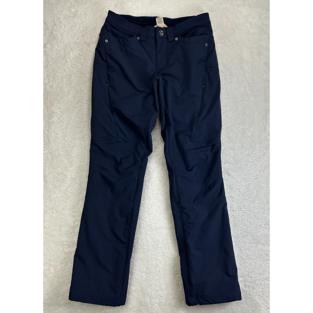 Duluth Trading Company Hiking Pants Mens 2x29 Navy Blue Fleece-Lined Outdoor